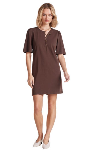 Ava Tshirt Dress, Mocha