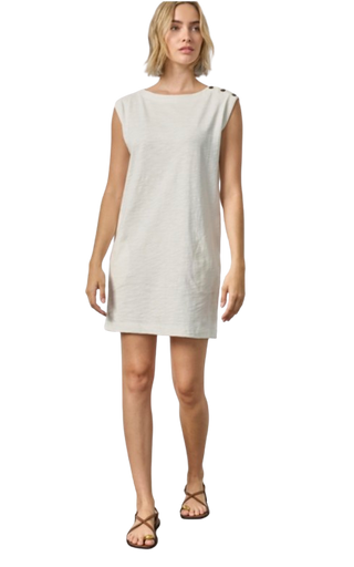 Snap Shoulder Boatneck Dress, Regatta