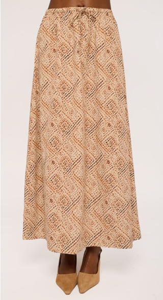 Madden Midi Skirt, Wuthering Winds Print