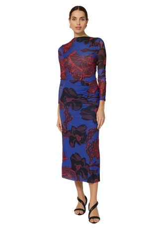 Katya Ankle Dress, LA Rouge
