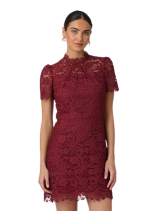 Ella Dress, Burgundy