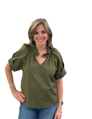 Blake Top, Army Green