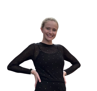 Rhinestone Studded L/S Top, Blk