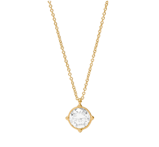Honeybee Solitaire Necklace - Cubic Zirconia