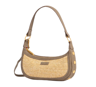 Becker Small, Pewter Raffia