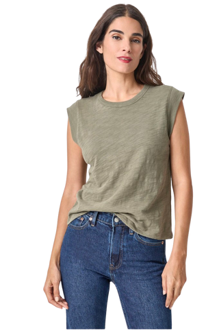 Cap Sleeve Crew, Fern