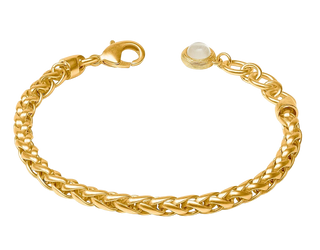 Cobblestone Link Bracelet - Gold