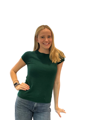 Cashmere Tee, Emerald