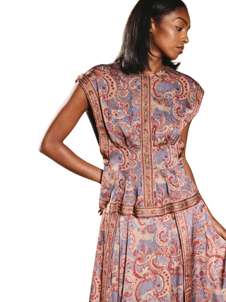 Arden Top, Lucent Lights Print