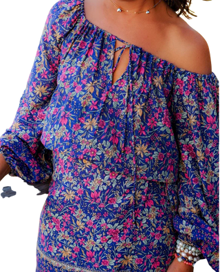 Josie Blouse, Navy