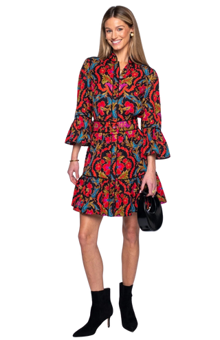 Frances Dress, Damask