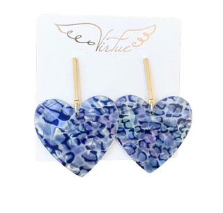 Bar Post w/ Acrylic Heart
