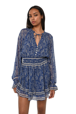 Juliet Mini Dress, Arabesque Print