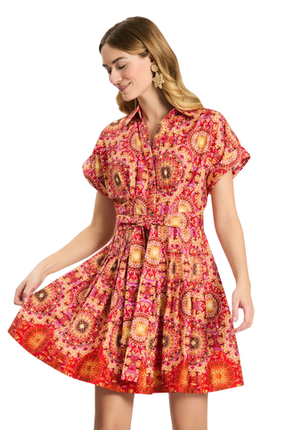 Hailey Ctn Shirtdress, Multi
