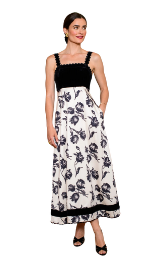 Annalisa Dress, Snow Tulip
