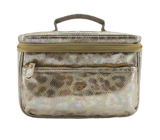 Train Case, Glimmer Leopard