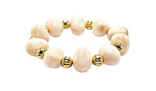 Pebble Resin Stretch Bracelet