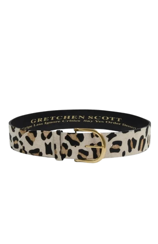 Belted Bliss, Leopard Neutral