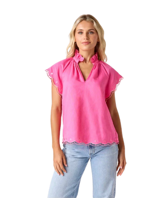 Wilkes Top, Pink Laurel