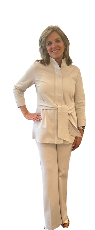 Pull On Flare 30" Pant, Oyster
