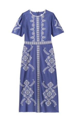 Bobbi Midi Dressm Indigo