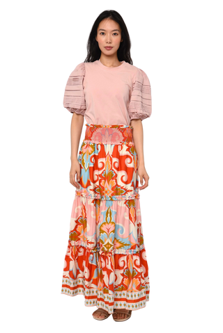 Raquel Skirt, Rosetti Print