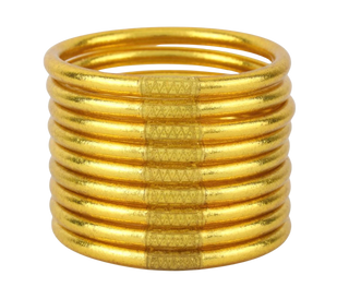 Gold All Weather Bangles - Serenity Prayer