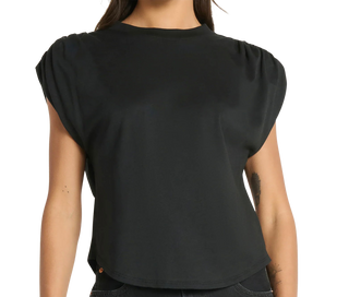 Frankie Muscle Tee, Jet Black