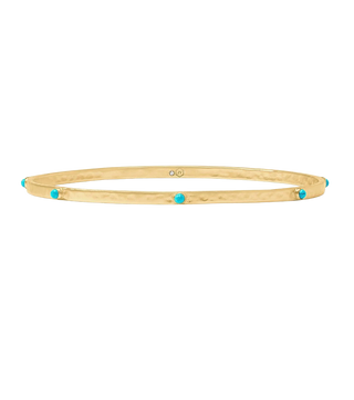 Crescent Stone Bangle