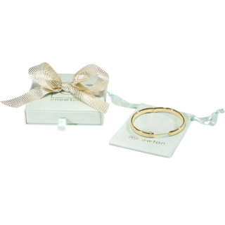 Cherish Gold Bangle Bracelet Medium