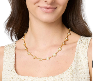 Bamboo Pearl Necklace, OS