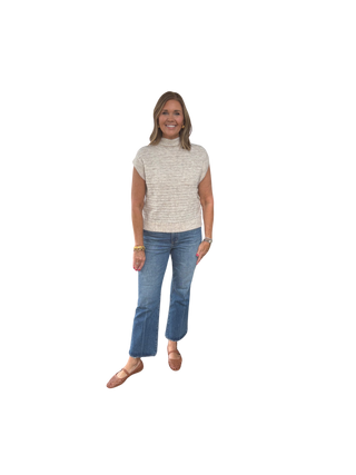 M6211 Romana Top, Oatmeal