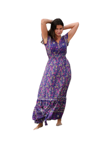 Marlowe Maxi Dress, Navy