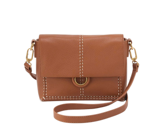 Austin Flap Crossbody, Warm Honey