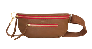 Charles Crossbody Med, Mahogany Pebbled