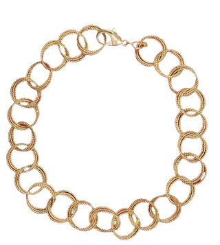 Etched Circle Necklace