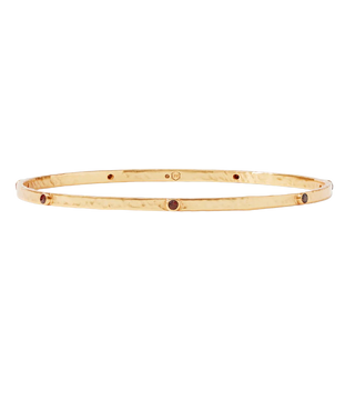 Crescent Stone Bangle