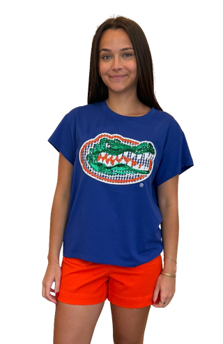 Licensed Florida Gingham Mascot Tee