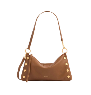 Kyle - Mahogany Pebble/Brushed Gold/Red Zip