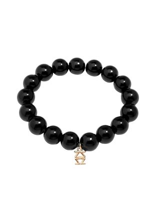 Glass Bead Stretch Bracelet