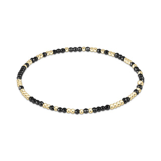 Hope Unwritten Hematite 2mm Bead Bracelet