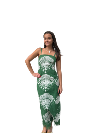 Shannon Midi, Jade Raffia