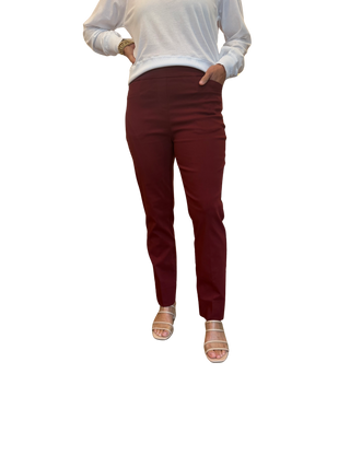 R1542-E730 27" Pull On Pant, Cabernet