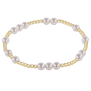 Hope Unwritten 5mm Bead Bracelet Pearl