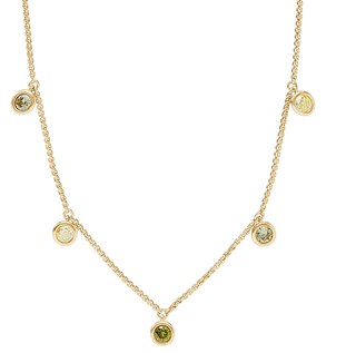Rainbow Delicate Charm Necklace