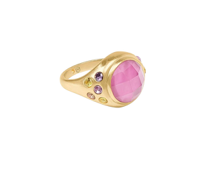 Rainbow Statement Ring
