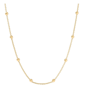 Solara Delicate Station Necklace, Gold