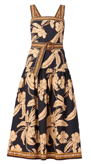 Kora Dress, Navy/Khaki
