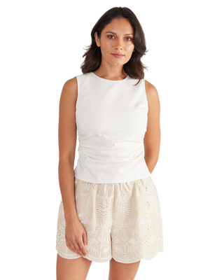 Jett Tank, Washed White