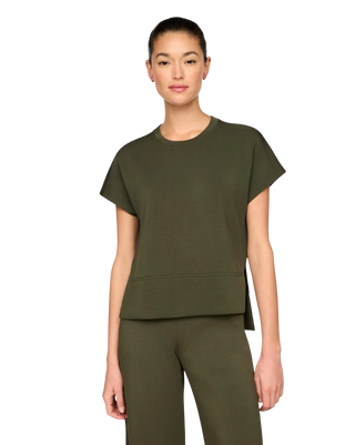 Spanx Airessentials® Crewneck Tee, Monstera